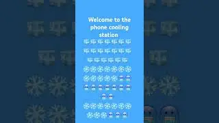 Welcome to the phone cool￼ing station 🧊🧊🧊🧊🧊🧊🧊🧊🧊🧊🧊🧊🧊🧊🧊🧊🧊🧊￼