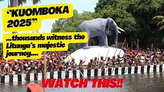 🔥Kuomboka 2025 | Thousands Witness the Litunga&rsquo;s Majestic Journey on the Nalikwanda in Mongu, Zambia