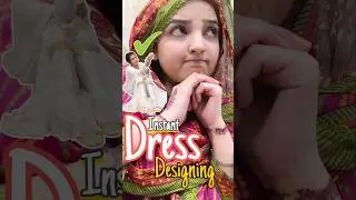How I Designed 👗 my Daughter's Eid Dress Instantly at Home