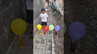 Balon meletus, Balon warna warni #balon #balonmeletus #balonwarnawarni
