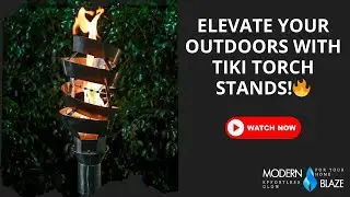 Украсьте свой двор с помощью подставок для фонарей Tiki!🔥