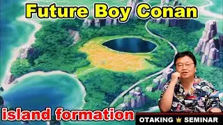 Future Boy Conan: There are fertile open fields in the north, and the south side is all wastelands.
