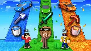 PAT W&Auml;HLT die RICHTIGE ELEMENT TREPPE in Minecraft!