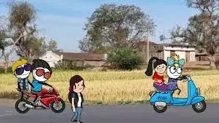 नवली लाडी/Navli ladi comedy/आदिवासी कार्टून कामेडी/आदिवासी कार्टून कॉमेडी वीडियो/Ar comedy