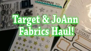 Target & JoAnn's Fabrics Haul! | EC Planner & Project Life