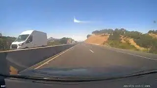 Drive along Interstate 5 south bound, 152 West, 101 North, 680 North, 580 East, 205 East, I5 North