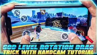 God Level Rotation Drag Handcam Tutorial | Rotation Drag in Free Fire Handcam |