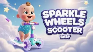Sparkle Wheels Scooter ✨🛴🌟 | Kids Fantasy Song | Learn Gentle Scooter Ride Fun