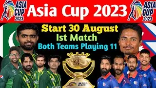 Asia Cup 2023 | Pakistan vs Nepal Both Teams Playing 11 Comparison | PAK vs NEP Asia Cup 2023 Match