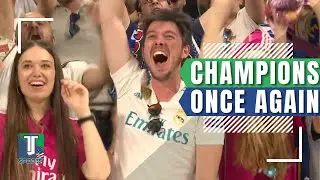 WATCH: Real Madrid fans PACK Santiago Bernab&eacute;u to CELEBRATE WINNING the Champions League
