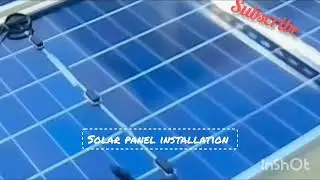 How to Install Solar Panels at Home||Solar Panel Installation Proces #solarpanelinstallation#shorts 