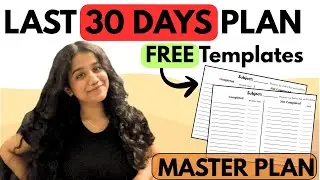 How I Cleared CA FOUNDATION in 30 DAYS and you can too! | FREE Template