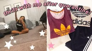 THRIFT WITH ME AFTER QUARANTINE | Houston TX | Adidas & More