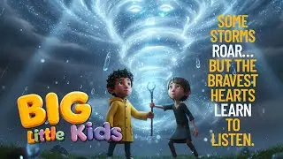 Bilal and the Storm That Spoke 🌩️ | Powerful Kids Moral Story About Courage & Helping Others