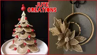 ARTE de DECORAR YUTE y ARpillera por MANOS | IDEAS DE YUTE DE DIY #yute #decor