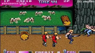 街機雙截龍2代速通世界紀錄,還是鵬哥的精彩表演  Arcade Double Dragon 2 speedrun world record, or Pen