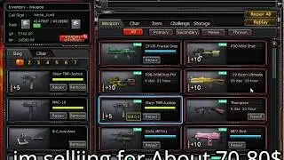 (CFEU) Crossfire Account For Sale With Over 34K RP(Not selling anymore)