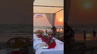 FAMILY DINNER AT BEACH | FAMILY BIRTHDAY PARTY GOA | BEACH BIRTHDAY WITH FAMILY |CANDLE LIGHT DINNER