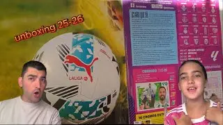 Unboxing album liga 25-26