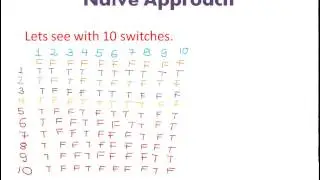 Programming Interview:Puzzles :100 switches puzzle