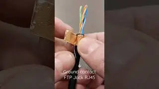 ⏚ Ground contact FTP Jack RJ45