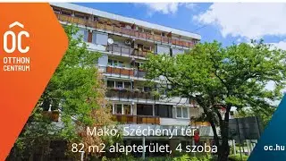 ️ Ritka lehetős&eacute;g Mak&oacute; sz&iacute;v&eacute;ben! 4 szob&aacute;s lak&aacute;s elad&oacute; liftes h&aacute;zban