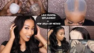 HOW TO REPLACE A FRONTAL ON A OLD WIG ( NEW BALD CAP METHOD)