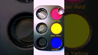 Enjoy The color mixing asmr . Red+Yellow+Blue =? #Shorts #ColorMix71 #ColorMixing #ViralShort