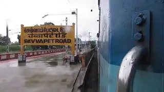 12164 DADAR SF Express MPS show at SEVVAPET ROAD, Tamil Nadu!
