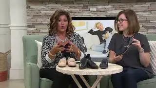 ED Ellen DeGeneres Leather Pointed-Toe Flats - Kizi on QVC