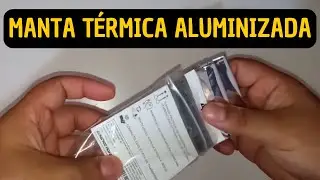 Manta T&eacute;rmica Aluminizada Para Primeiros Socorros e Sobreviv&ecirc;ncia