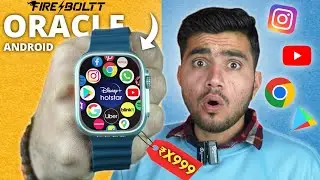 4G Android Watch ⚡ Firebolt Oracle ⚡ 2GB RAM 16GB STORAGE 😳 Sim Card , Playstore, Supported #watch