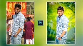 Tapash Editz Photoshop Background change & retouching  tutorial