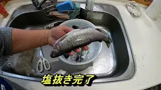 【燻製】ニジマスとヤマメを桜の煙で燻製してみました‼