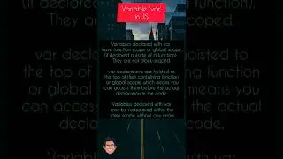 var variable in js #coding #js #interviewquestions #javascript