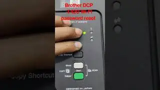 brother DCP T-420 Wi-Fi password Reset button
