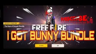 ||Free fire|| I got bunny hare of despair bundle 40 diamonds, first spin in royal spinner