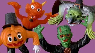 Ben Cooper Jigglers Rubber Halloween Toys - Raymond Castile's Basement of Horror - S6, Ep3