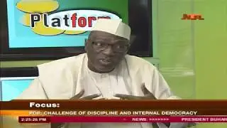 Senator Ahmed Makarfi speaks on how he plans to rebuild PDP