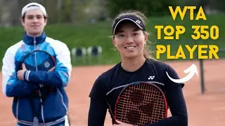 Tennis Professional Hitting Session | WTA TOP 350