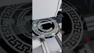 LED Mirror Laser Engraving Machine glass mirror laser engraving equipment  for glass solution