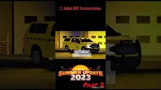 NEW TRAINS... ERLC SUMMER UPDATE PART 2! #shorts #erlc #update