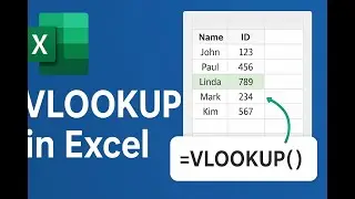 🔍 How to Use VLOOKUP in Excel 📊 | Step-by-Step Tutorial 🎥