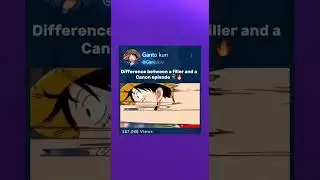 Difference Between a Filler And Canon Episode..🗿🔥..#onepiece