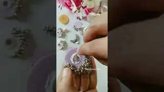 Fabric Jewelry Making At Home 💟 #fabricjewelry #viralshorts #diy #handmade #jewellerymaking