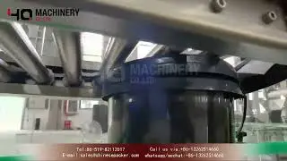Automatic pail lid placer and closer with cap feeding system|YQ machinery pail lidding machine