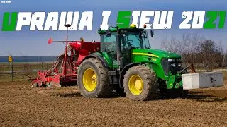 Uprawa I Siew 2021 ☆ John Deere 7830 & New Holland T7.210