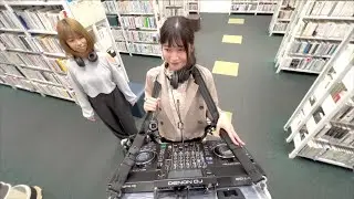 【お静かに】図書館で歩きながらDJやってみた【Library】