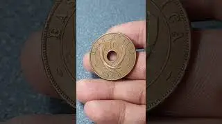1935 East Africa Ten Cents Coin