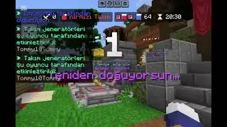 Minecraft 'The Hive' server bedwars gameplay #1
